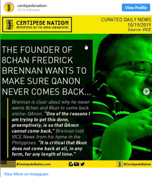 thumbnail of centipede nation on f brennan attack on 8chan.png