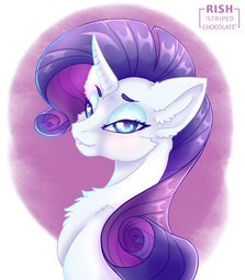 thumbnail of 30626__safe_artist-colon-striped-dash-chocolate_rarity_pony_bust_chest+fluff_ear+fluff_heart+eyes_lidded+eyes_portrait_rcf+community_signature_simple.png