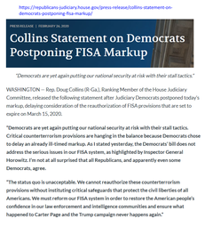 thumbnail of Doug Collins statement FISA markup 02262020.png