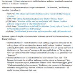 thumbnail of Democrats Omit Exculpatory Information from Summary of Tim Morrison Transcript Breitbart(1).png