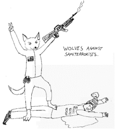 thumbnail of Wolves against samiterrorists.gif