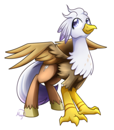 thumbnail of 733648__safe_artist-colon-lethalauroramage_oc_oc+only_oc-colon-silver+quill_classical+hippogriff_cutie+mark_hippogriff_non-dash-pony+oc_simple+backgrou.png