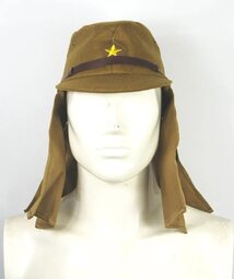thumbnail of WWII-WW2-JAPANESE-ARMY-IJA-SOLDIER-FIELD-WOOL-CAP-HAT-WITH-HAVELOCK-NECK-FLAP-L-JP004-2885657325.jpg