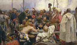 thumbnail of 1024px-Ilja_Jefimowitsch_Repin_-_Reply_of_the_Zaporozhian_Cossacks_-_Yorck.jpg