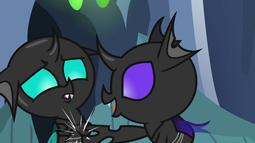 thumbnail of 2236090__safe_pharynx_thorax_changeling_nymph_brothers_male_screencap_to+change+a+changeling_younger.png