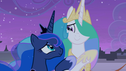 thumbnail of 2090151__safe_screencap_princess+celestia_princess+luna_the+summer+sun+setback_spoiler-colon-s09e17_alicorn_canterlot_crown_crying_cute_ethereal+mane_e.png