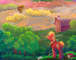 thumbnail of 1360675__safe_artist-colon-viwrastupr_big+macintosh_apple_apple+tree_barn_bucket_color+porn_earth+pony_farm_food_fruit_male_orchard_pony_scenery_scener.png