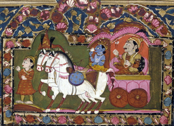thumbnail of Krishna_and_Arjun_on_the_chariot,_Mahabharata,_18th-19th_century,_India.jpg