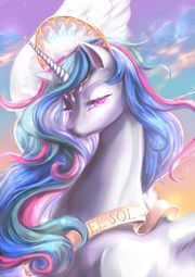 thumbnail of 1915977__safe_artist-colon-catofrage_princess+celestia_alicorn_female_glowing+eyes_horn+jewelry_jewelry_lidded+eyes_looking+at+you_majestic_mare_pony_s.jpeg