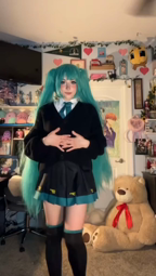 thumbnail of 7189844380839316782 I don’t think I am shadowbanned anymore!! ) #fyp #cosplay #hatsunemiku #anime #dance #groovy #tiktok #cute #trending #fypシ #foryou #foryoupage _264.mp4