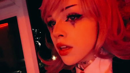 thumbnail of 6893397394528947457 The neighbours set off fireworks so I filmed a tiktok with them 😎✨ #cosplayer #anime #aesthetic_rotate.mp4