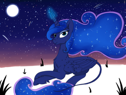 thumbnail of 954552__artist+needed_safe_princess+luna_classical+unicorn_glowing+horn_leonine+tail_looking+at+you_magic_moon_prone_solo_unshorn+fetlocks.png