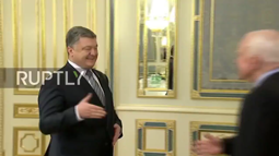 thumbnail of President Petro Poroshenko awards Orders of Ukraine to US Senators John McCain and Lindsey Graham-1187312782976475142.mp4