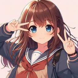 thumbnail of anime_girl_in_school_uniform_doing_peace_sign_by_cloudy903_dh3oy0b-fullview.jpg