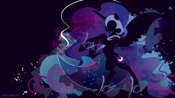thumbnail of 1747127__safe_artist-colon-spacekitty_nightmare+moon_alicorn_pony_rearing_silhouette_solo_wallpaper.png