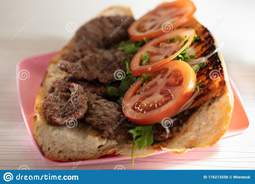 thumbnail of closeup-shot-grilled-kebab-sandwich-tomato-slices-onions-cilantro-food-photography-176213556.jpg