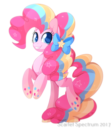 thumbnail of 1618513__safe_artist-colon-scarlet-dash-spectrum_pinkie+pie_earth+pony_female_mare_pony_rainbow+power_simple+background_solo_transparent+background.png