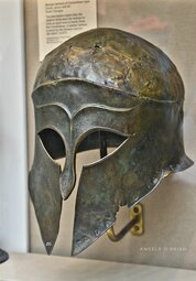 thumbnail of Ancient Greek helmet dated about 460 BCE.jpg