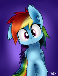 thumbnail of 915504__safe_artist-colon-sheandog_rainbow+dash_confused_cute_dashabetes_female_floppy+ears_fluffy_frown_head+tilt_looking+at+you_solo_wide+eyes.png