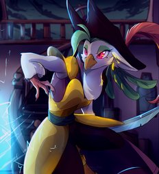 thumbnail of 1882732__safe_artist-colon-hakkids2_captain+celaeno_my+little+pony-colon-+the+movie_airship_anthro_beautiful_bird_female_glowing+eyes_implied+tempest+s.jpeg