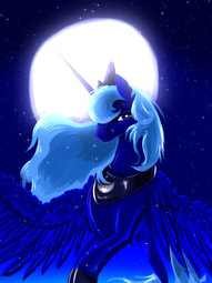 thumbnail of 1997423__safe_artist-colon-heart-dash-of-dash-a-dash-dragoness_princess+luna_alicorn_female_full+moon_looking+at+you_mare_moon_night_pony_smiling_solo_.png