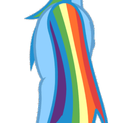 thumbnail of 524604__artist+needed_safe_derpibooru+import_rainbow+dash_animated_behind_butt+shake_close-dash-up_female_flash_plot_rear+view_simple+background_solo_t.gif