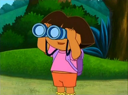 thumbnail of Dora the explorer uses her binoculars.jpg