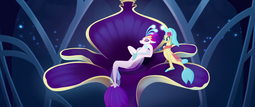 thumbnail of 72132__safe_bored_eyes+closed_happy_my+little+pony-colon-+the+movie_pearl_princess+skystar_queen+novo_screencap_seapony+28g429_seaquestria_serious_se.png