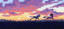thumbnail of 2365551__safe_artist-colon-skyaircobra_starlight+glimmer_trixie_pony_unicorn_absurd+resolution_duo_duo+female_female_galloping_mare_running_smiling_sunset.jpg