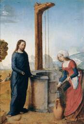 thumbnail of Juan de Flandes - Christ and the Woman of Samaria  c1500.jpg