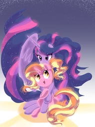 thumbnail of 2177173__safe_artist-colon-hananpacha_luster+dawn_twilight+sparkle_alicorn_pony_unicorn_the+last+problem_spoiler-colon-s09e26_digital+art_duo_ethereal+.jpeg