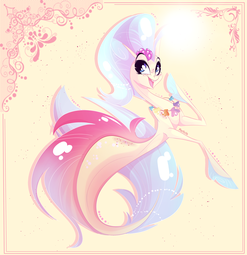 thumbnail of 2575329__safe_artist-colon-marbola_bioluminescent_blue+eyes_curvy_cute_female_fins_fish+tail_flower_flower+in+hair_freckles_open+mouth_princess+skystar_seapony.png