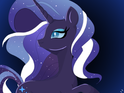 thumbnail of 1816215__safe_artist-colon-sparkleshadow_nightmare+rarity_female_mare_pony_solo_unicorn.png