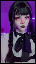thumbnail of 7174526986243607850 Didn’t mean to disappear lol I’m just still sick but I should be better soon #fypシ #wednesday #wednesdayaddams #theythem #they #theythemtheirs #wednesdayaddamscosplay #wednesdayaddamsmakeup #wednesdayaddamsnetflix #wedne.mp4