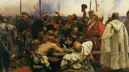 thumbnail of Paintings_Repin_s_painting__The_Cossacks_writing_a_letter_to_the_Turkish_Sultan__094562_.jpg