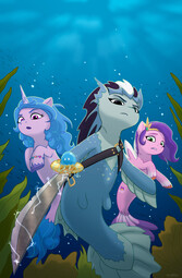 thumbnail of 3242877__safe_artist-colon-robin+jacks_derpibooru+import_idw_izzy+moonbow_pipp+petals_fish_jellyfish_pegasus_pony_unicorn_g5_blue+mane_blue+tail_bubble.jpeg