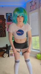 thumbnail of 7225406306293779755 since people were so upset and absolutely devastated when i put a sticker over the milim version. here is this one with no sticker 😜🌎 #earthchan #earthchancosplay .mp4
