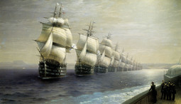 thumbnail of Parade of the Black Sea Fleet by Ivan Aivazovsky, 1849.jpg