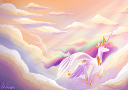 thumbnail of 1047168__safe_artist-colon-maltese101_princess+celestia_alicorn_cloud_crepuscular+rays_female_flying_mare_pony_profile_sky_solo_spread+wings_wings.png