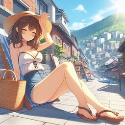 thumbnail of a girl sunbathing in town.jpg