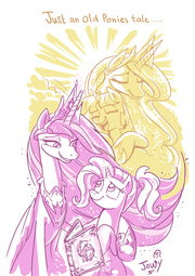 thumbnail of 2169530__safe_artist-colon-jowybean_luster+dawn_princess+celestia_twilight+sparkle_alicorn_pony_unicorn_the+last+problem_spoiler-colon-s09e26_digital+a.jpeg