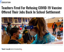 thumbnail of Teachers Fired For Refusing COVID-19 Vaccine Offered Their Jobs Back In School Settlement.png