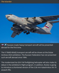 thumbnail of Russian aircraft presented at Dubai Airshow.PNG