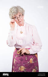 thumbnail of stern-elderly-woman-peering-over-glasses-DKK23F.jpg