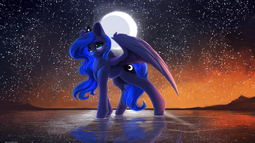 thumbnail of 2366404__safe_artist-colon-hitbass_artist-colon-skitsniga_princess+luna_alicorn_pony_female_mare_moon_night_night+sky_reflection_sky_solo_stars.png