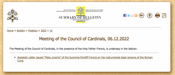 thumbnail of Meeting of the Council of Cardinals day 2.png
