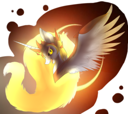 thumbnail of 2666350__safe_artist-colon-screwchaos_daybreaker_bust_evil+grin_female_grin_mane+of+fire_mare_portrait_rapidash_simple+background_smiling_solo_spread.png