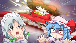 thumbnail of lolibooru 674677 constricted_pupils embodiment_of_scarlet_devil emphasis_lines gloom_(expression) maid_headdress remilia_scarlet touhou_project triangle_mouth.jpg