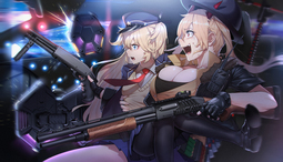 thumbnail of super shorty and m870 (girls frontline) drawn by sd_bigpie - 71d3734a5210ca6a6166ca68cf0dc536.jpg