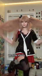 thumbnail of 7186654348183686443 junko would so do this dance #danganronpacosplay #junkoenoshima #junkoenoshimacosplay #cosplaytiktok #junko #DoritosTriangleTryout #strifecos.mp4
